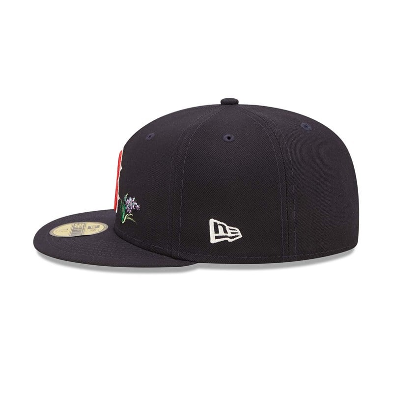 59fifty New Era Boston Sox Watercolour Floral Gorras Azules | NP9827403