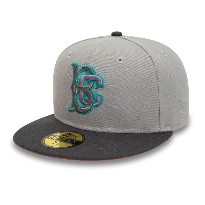 59fifty New Era Brooklyn Cyclones Milb Fitted Gorras Grises | IX6875193