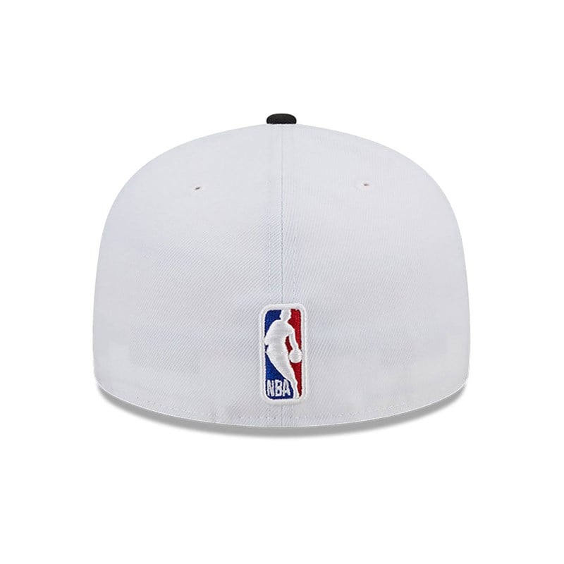 59fifty New Era Brooklyn Nets Authentics City Edition Fitted Gorras Blancos | CW7158092