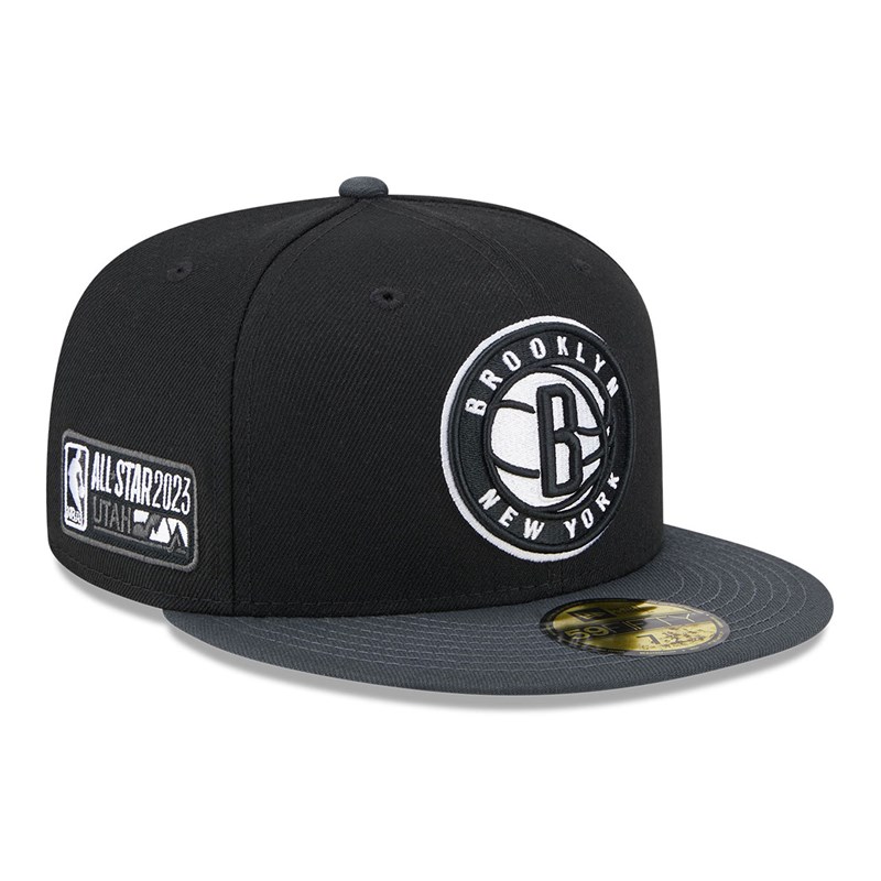 59fifty New Era Brooklyn Nets NBA All Star Game Fitted Gorras Negros | FY7419023