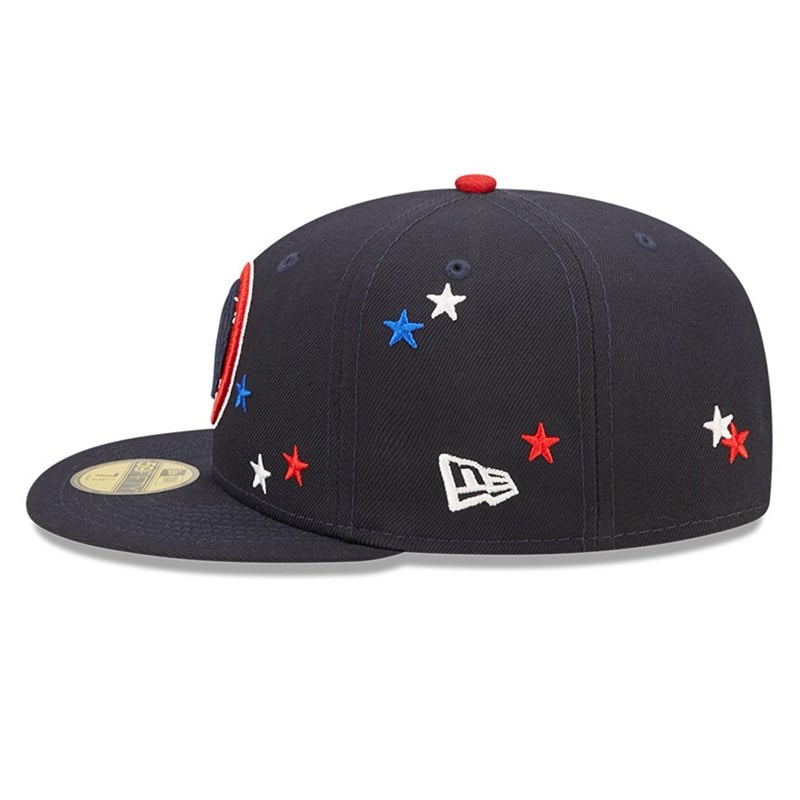 59fifty New Era Brooklyn Nets NBA Americana Fitted Gorras Azules | TS8493572