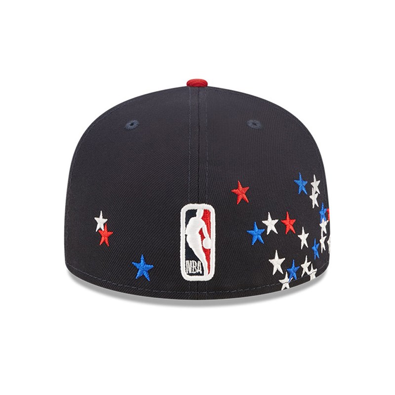 59fifty New Era Brooklyn Nets NBA Americana Fitted Gorras Azules | TS8493572