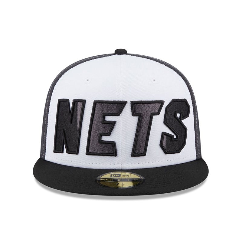 59fifty New Era Brooklyn Nets NBA Back Half Fitted Gorras Negros | SX8041352