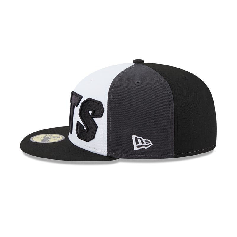 59fifty New Era Brooklyn Nets NBA Back Half Fitted Gorras Negros | SX8041352