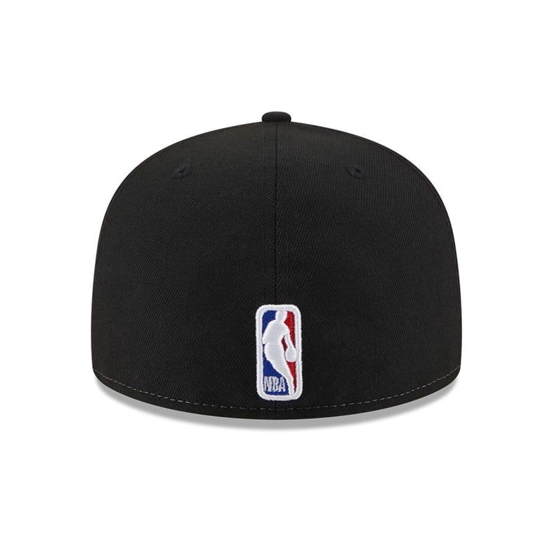 59fifty New Era Brooklyn Nets NBA Back Half Fitted Gorras Negros | SX8041352