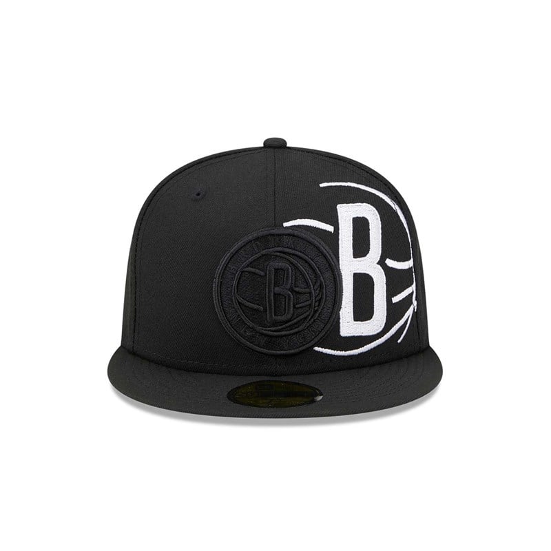 59fifty New Era Brooklyn Nets NBA Elements Fitted Gorras Negros | UP8271064