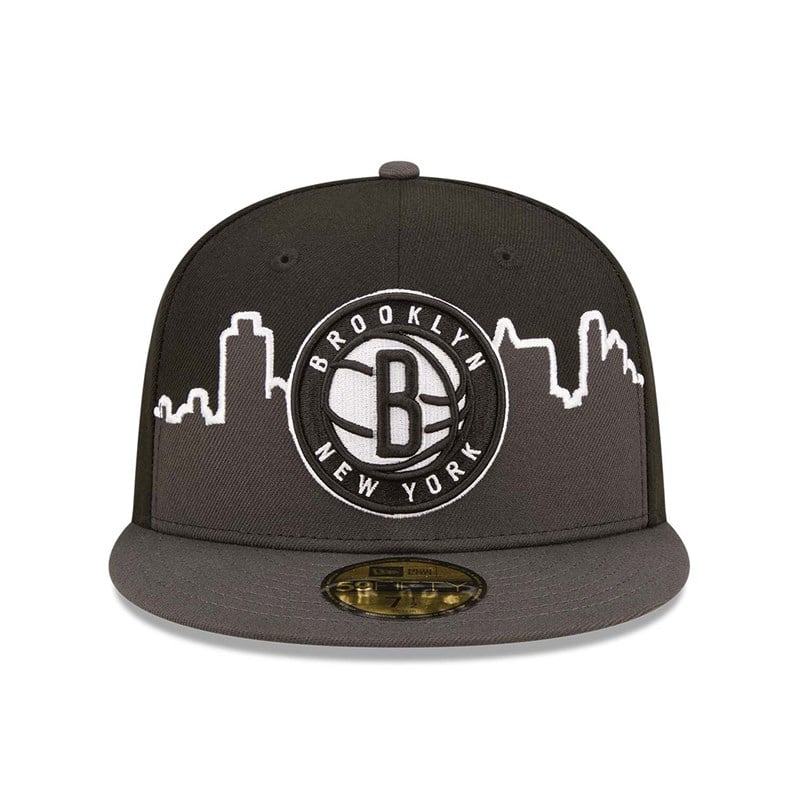 59fifty New Era Brooklyn Nets NBA Tip Off 2022 Fitted Gorras Negros | RF4067531