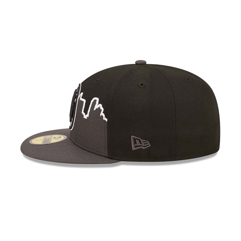 59fifty New Era Brooklyn Nets NBA Tip Off 2022 Fitted Gorras Negros | RF4067531