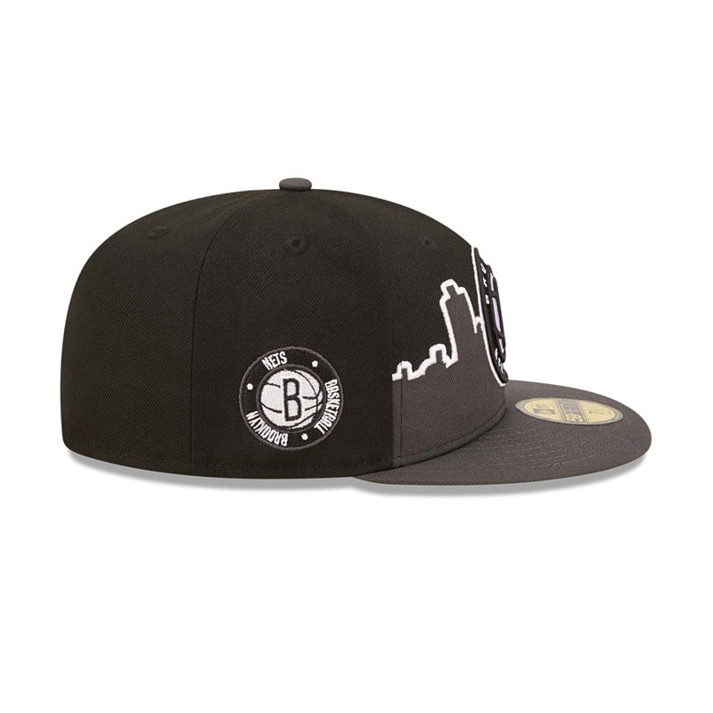 59fifty New Era Brooklyn Nets NBA Tip Off 2022 Fitted Gorras Negros | RF4067531