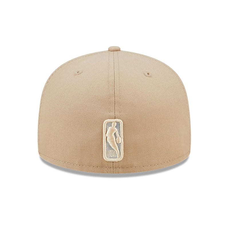 59fifty New Era Brooklyn Nets Team Neon Fitted Gorras Marrom | AX8623910