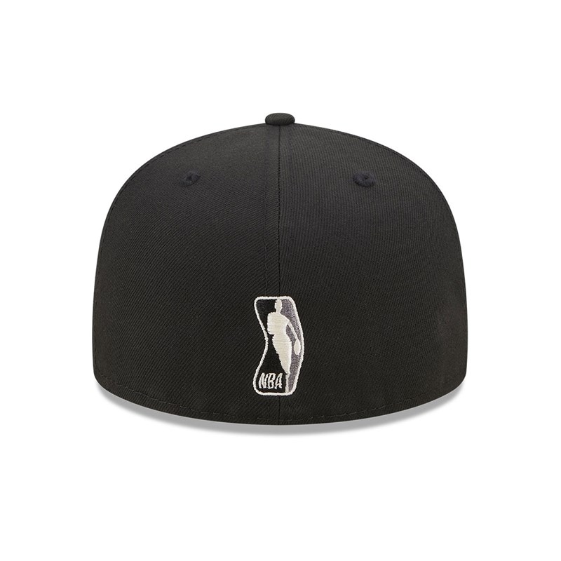 59fifty New Era Brooklyn Nets Twilight Fantasy Fitted Gorras Negros | YA4918256