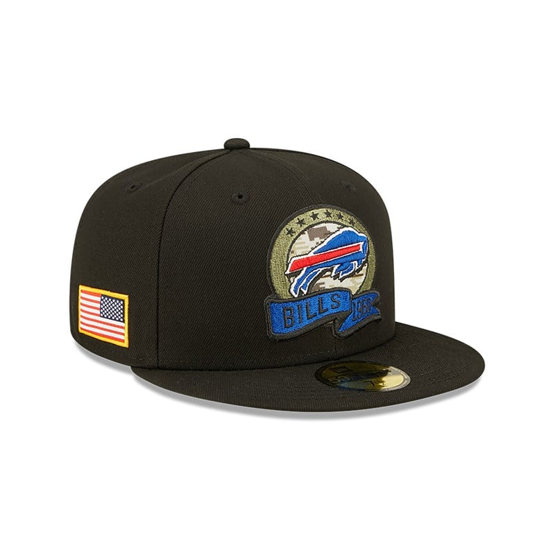 59fifty New Era Buffalo Bills NFL Salute To Service Fitted Gorras Negros | ON6058273