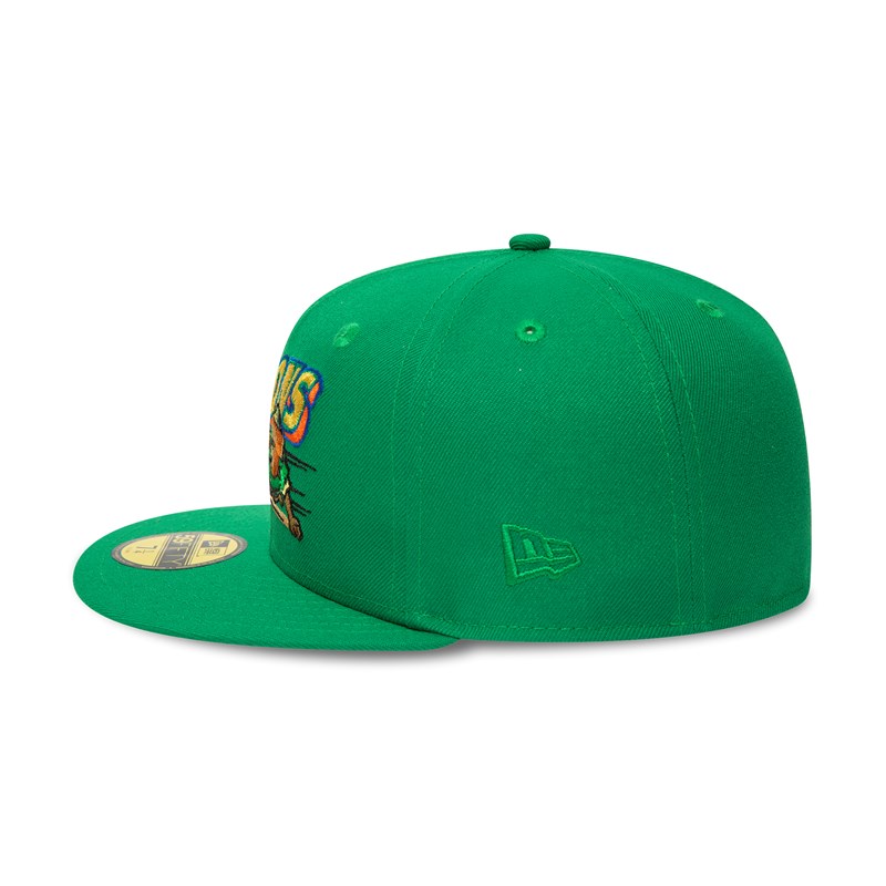 59fifty New Era Buffalo Bisons Milb Fitted Gorras Verdes | HC7680543