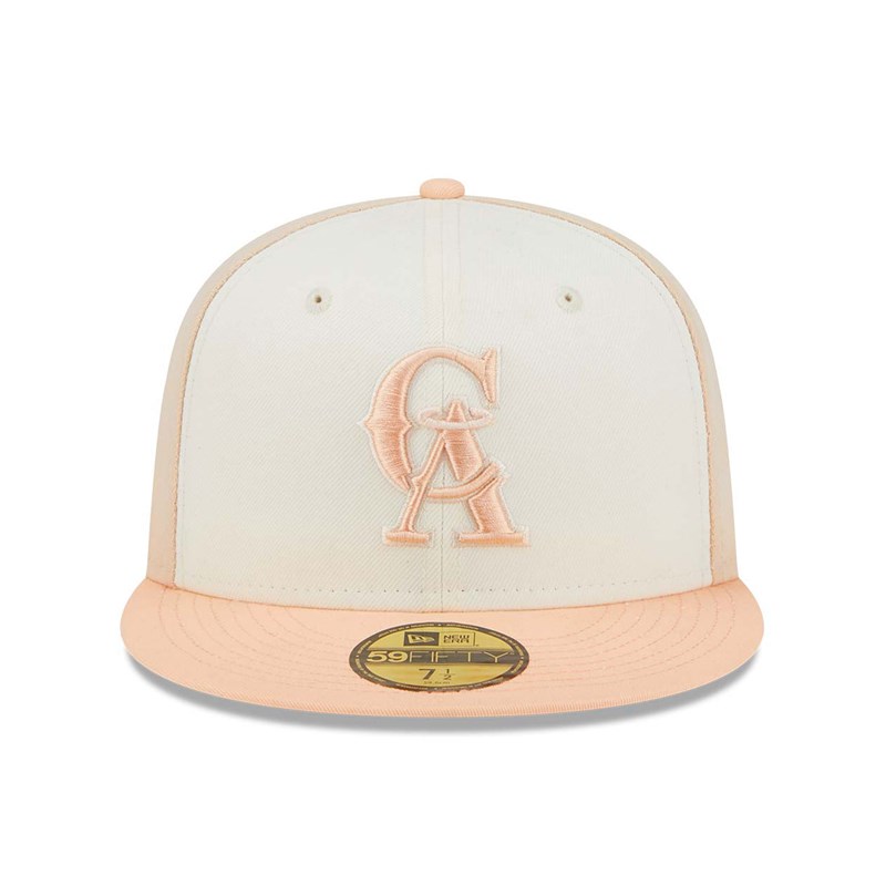 59fifty New Era California Angels Anniversary Fitted Gorras Rosas | SG4819365