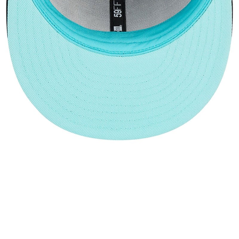 59fifty New Era Charlotte Hornets Authentics City Edition Fitted Gorras Negros | JL2031684