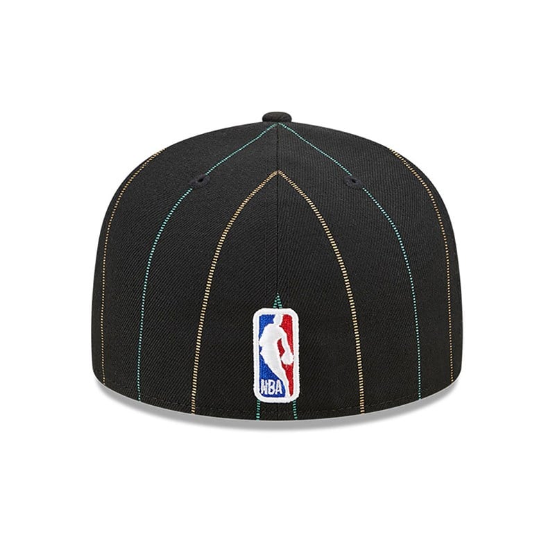 59fifty New Era Charlotte Hornets Authentics City Edition Fitted Gorras Negros | JL2031684