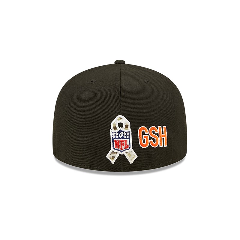 59fifty New Era Chicago Bears NFL Salute To Service Fitted Gorras Negros | RD1903568