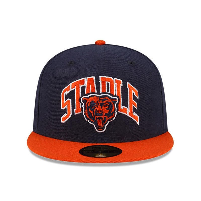 59fifty New Era Chicago Bears X Staple Fitted Gorras Azules | DB7041836