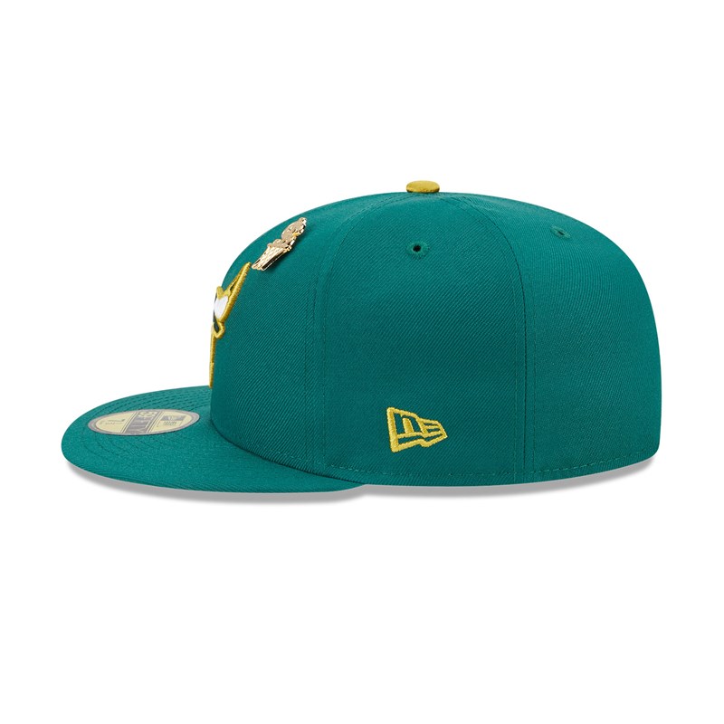 59fifty New Era Chicago Bulls Max Bet Fitted Gorras Verdes | WC3594276