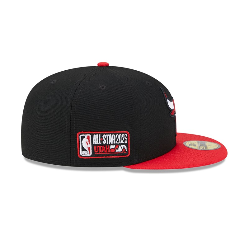 59fifty New Era Chicago Bulls NBA All Star Game Fitted Gorras Negros | UP7914285