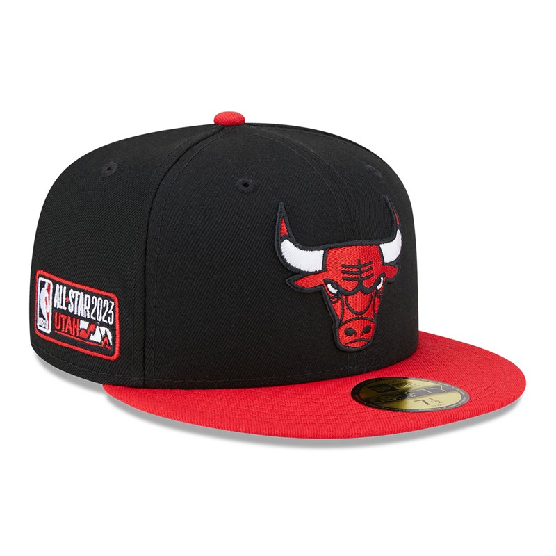 59fifty New Era Chicago Bulls NBA All Star Game Fitted Gorras Negros | UP7914285