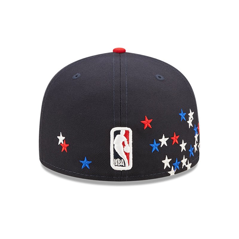 59fifty New Era Chicago Bulls NBA Americana Fitted Gorras Azules | QZ5493816