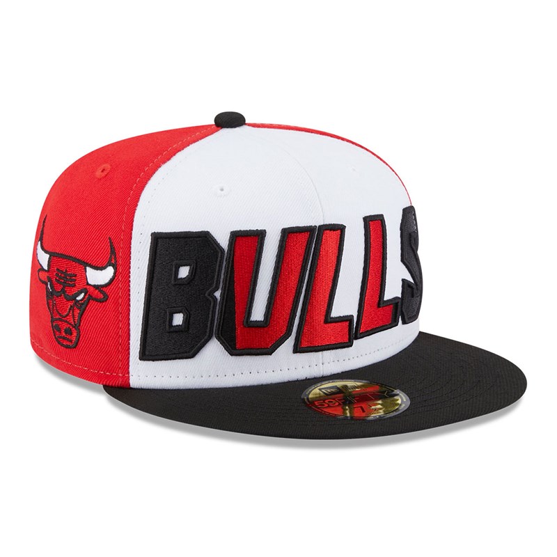 59fifty New Era Chicago Bulls NBA Back Half Fitted Gorras Negros | SK2653789