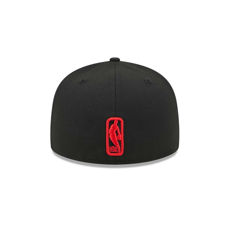 59fifty New Era Chicago Bulls NBA Elements Fitted Gorras Negros | ZW7196845