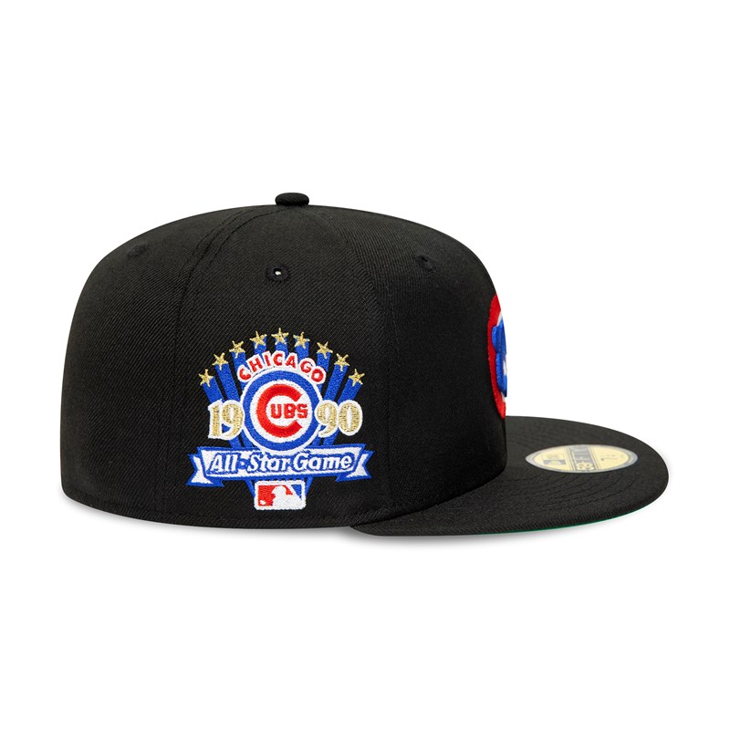 59fifty New Era Chicago Cubs 1990 All Star Game Fitted Gorras Negros | AU5841230