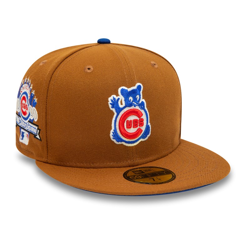 59fifty New Era Chicago Cubs 1990 All Star Game Toasted Peanut Fitted Gorras Marrom | RZ8340796