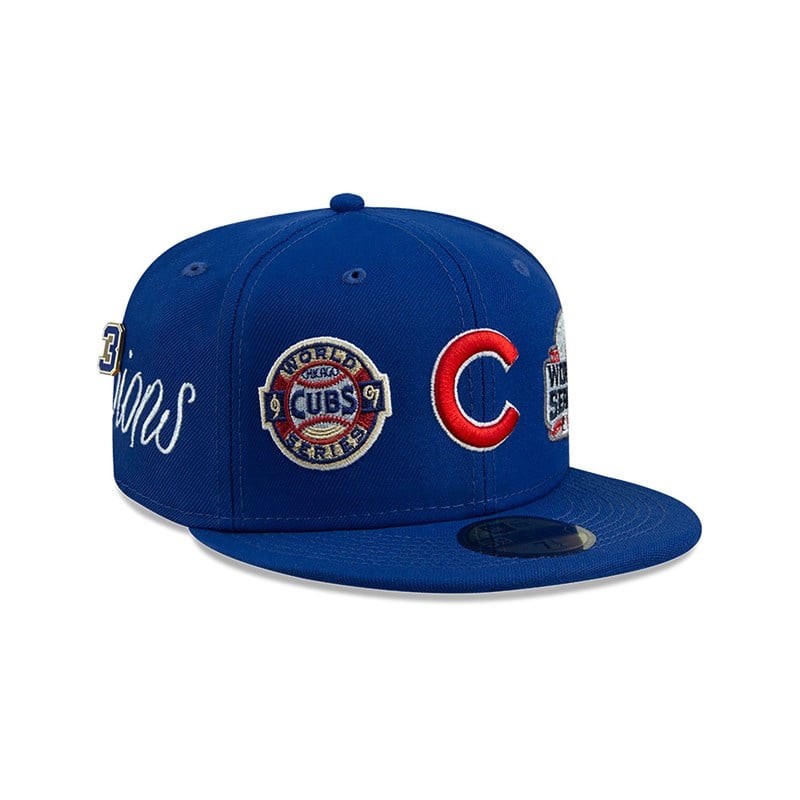 59fifty New Era Chicago Cubs Historic Champs Fitted Gorras Azules | UP7361982