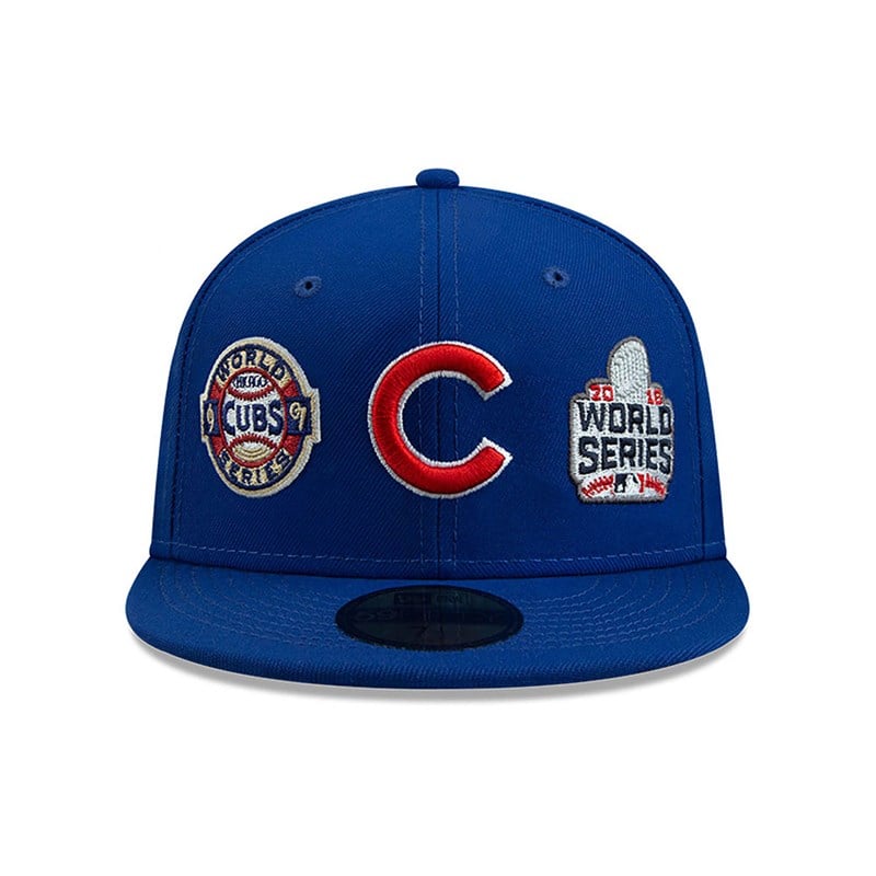 59fifty New Era Chicago Cubs Historic Champs Fitted Gorras Azules | UP7361982