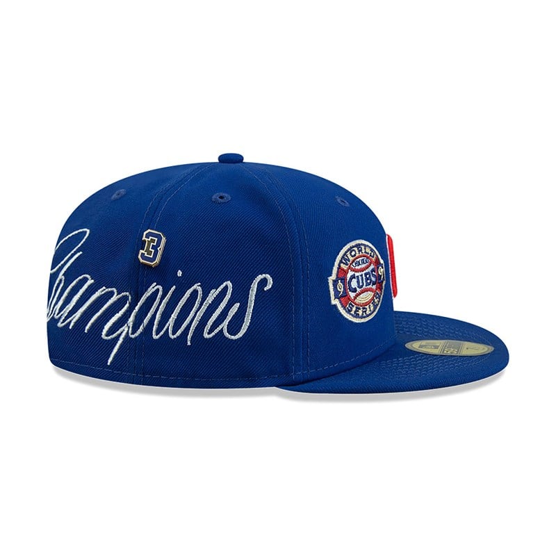 59fifty New Era Chicago Cubs Historic Champs Fitted Gorras Azules | UP7361982