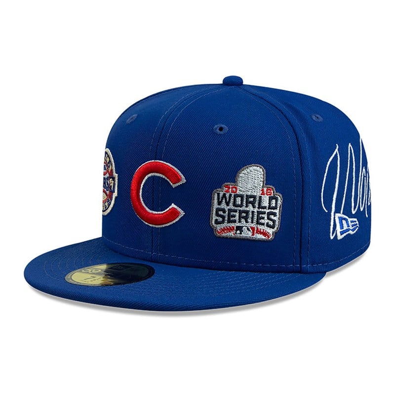 59fifty New Era Chicago Cubs Historic Champs Fitted Gorras Azules | UP7361982