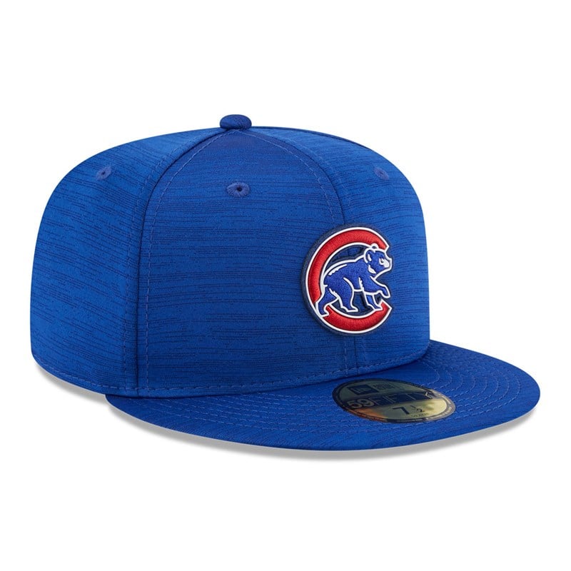 59fifty New Era Chicago Cubs MLB Clubhouse Fitted Gorras Azules | WZ0513796