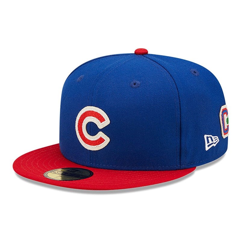 59fifty New Era Chicago Cubs Ne Letterman Fitted Gorras Azules | GO0264839