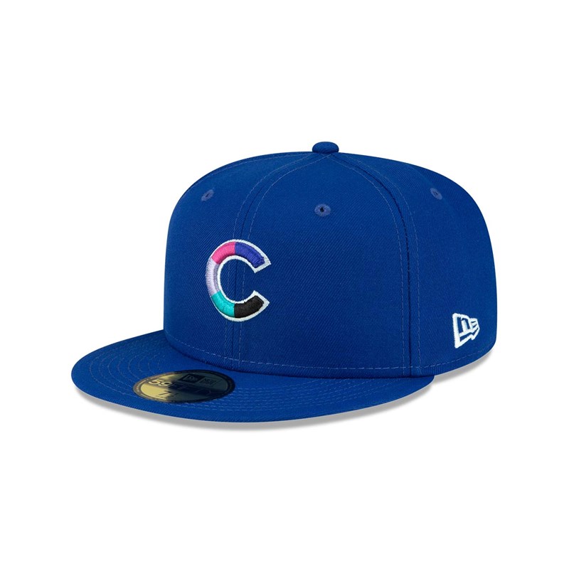 59fifty New Era Chicago Cubs Polarlights Fitted Gorras Azules | FZ8651497