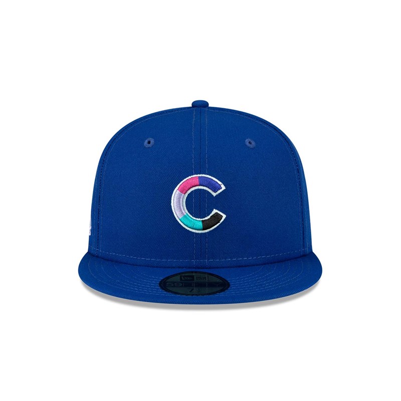 59fifty New Era Chicago Cubs Polarlights Fitted Gorras Azules | FZ8651497