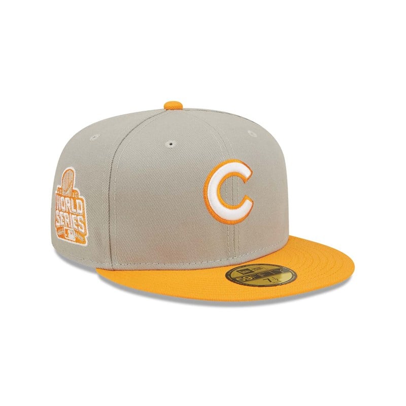 59fifty New Era Chicago Cubs Soda Fitted Gorras Grises | CB6231804