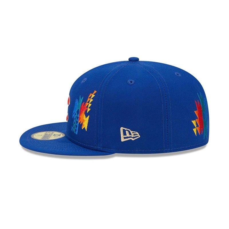 59fifty New Era Chicago Cubs Southwestern Fitted Gorras Azules | AE4360281