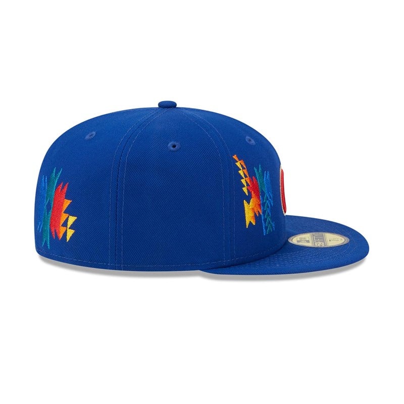 59fifty New Era Chicago Cubs Southwestern Fitted Gorras Azules | AE4360281