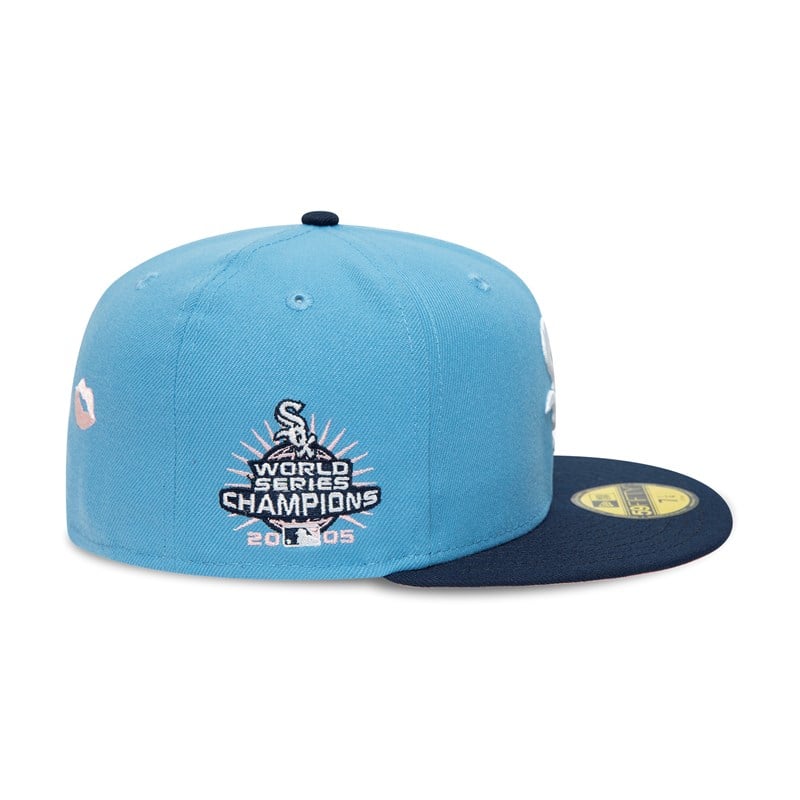 59fifty New Era Chicago Sox 2005 World Series Champions Fitted Gorras Azules | XB7948502