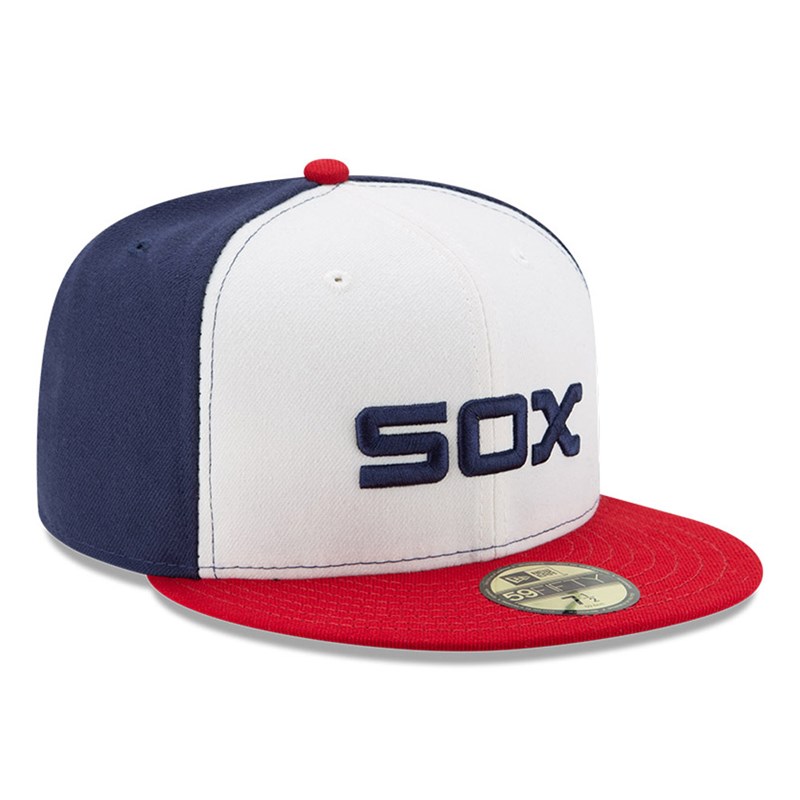 59fifty New Era Chicago Sox Ac Perf Alt Gorras Blancos | XU7029538