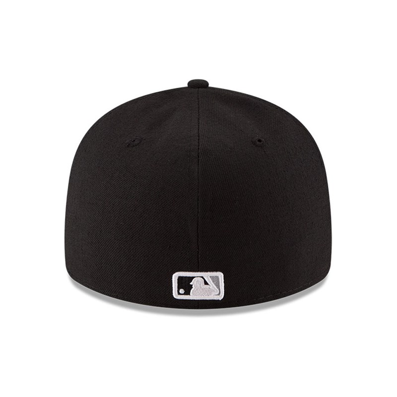 59fifty New Era Chicago Sox Authentic Colección Low Profile Negros | QV6475198