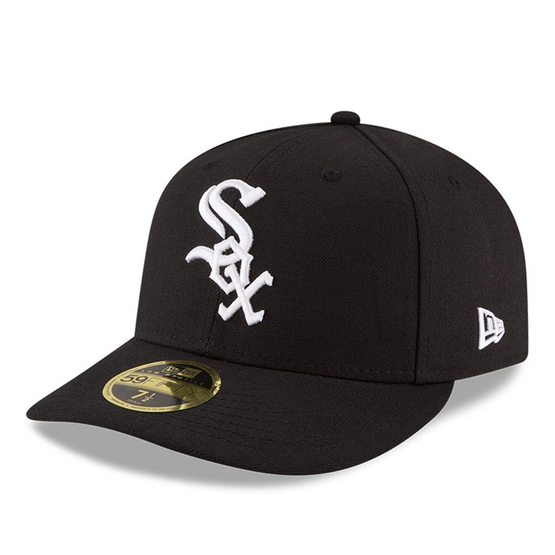 59fifty New Era Chicago Sox Authentic Colección Low Profile Negros | QV6475198