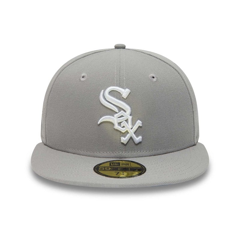 59fifty New Era Chicago Sox Basics Fitted Gorras Grises | AX2753964