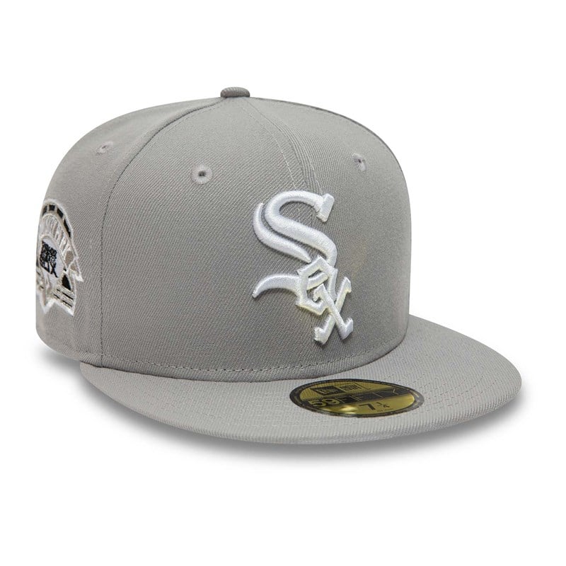 59fifty New Era Chicago Sox Basics Fitted Gorras Grises | AX2753964