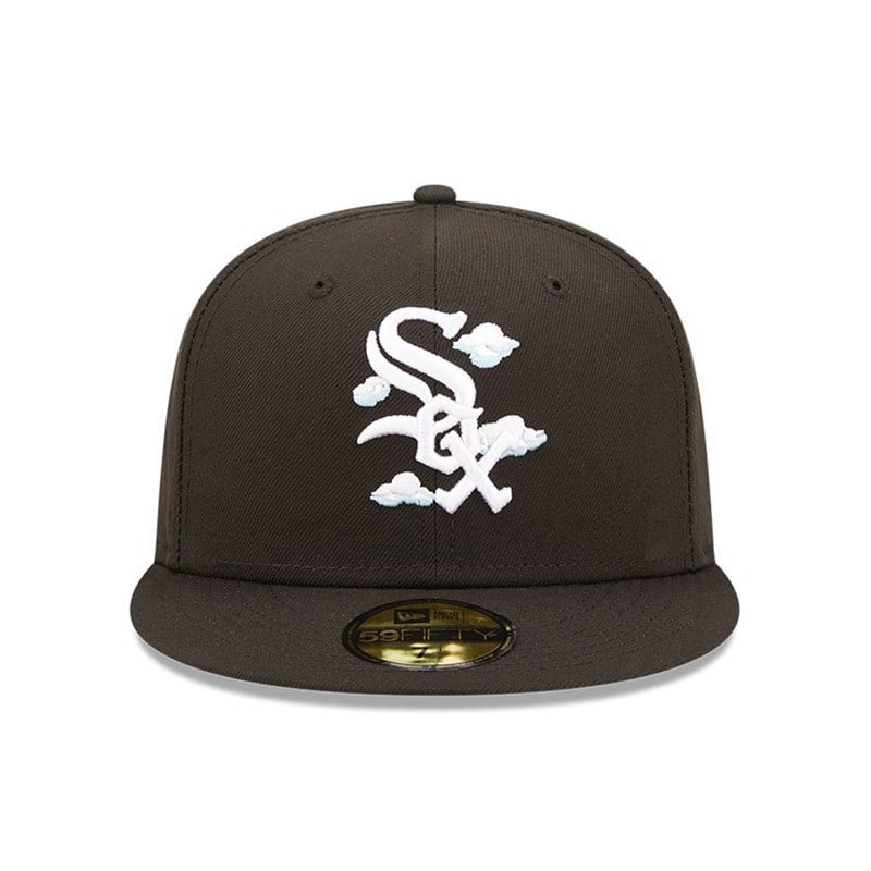 59fifty New Era Chicago Sox Comic Cloud Fitted Gorras Negros | OI0856349