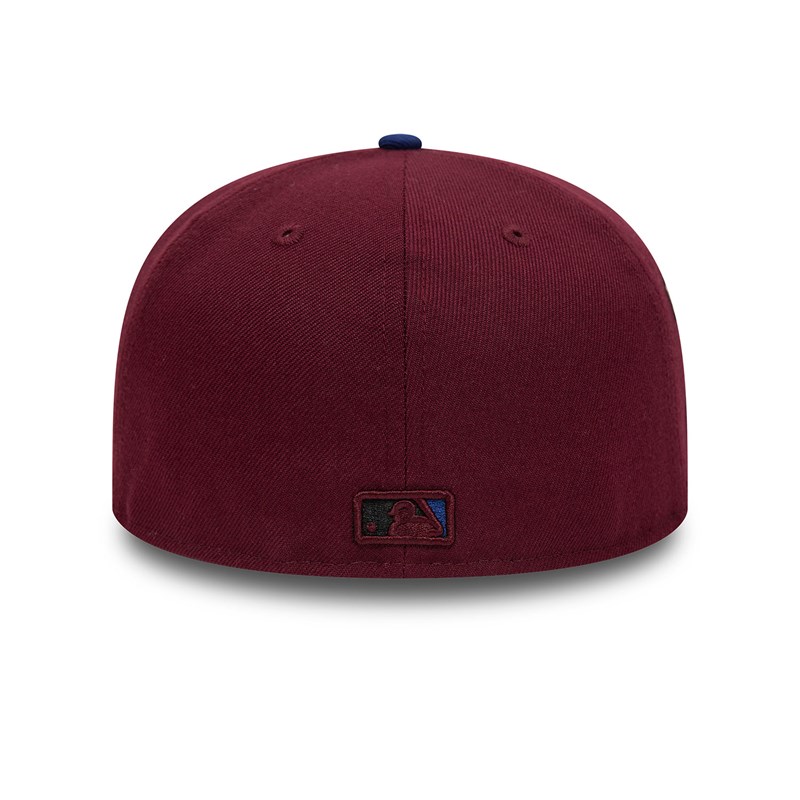 59fifty New Era Chicago Sox Fall Colours Contrast Visor Fitted Gorras Rojos | CN5249810