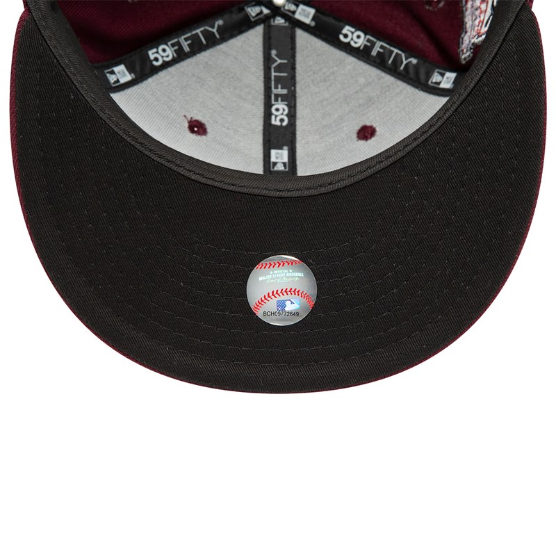 59fifty New Era Chicago Sox Fall Colours Fitted Gorras Rojos | NH9324680